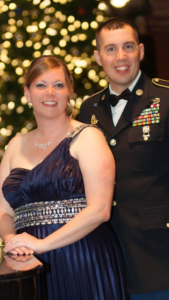 Military Spouse Employee with her Army husband