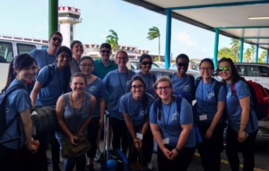 Team 2016 at the airport in Belize