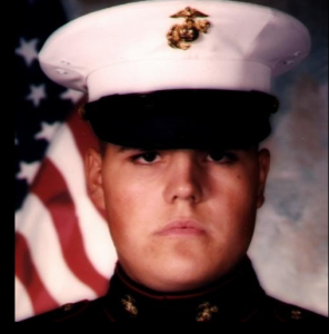 Derek in the Marine Corps
