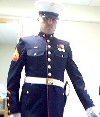 Derek in the Marine Corps